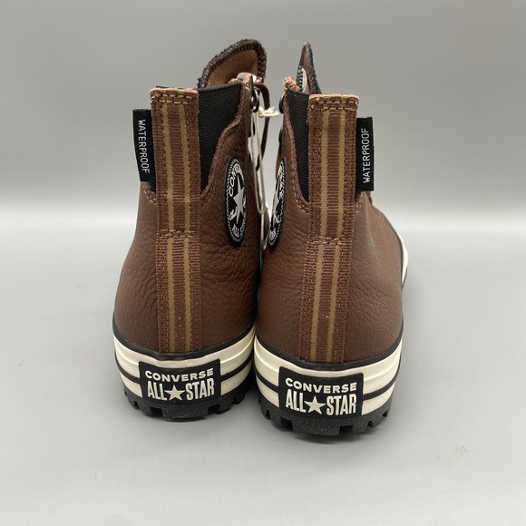 Converse Mens 9 Brown Chuck Taylor All Star City Trek Leather Waterproof Boot - Picture 3 of 15